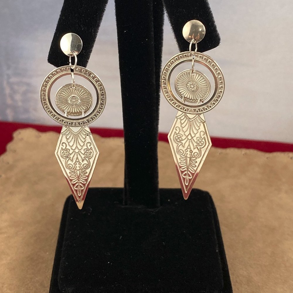 Vintage Victorian Retro 925 Sterling Silver 4 Part